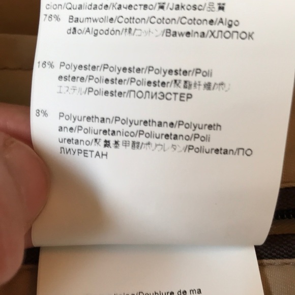 Hugo Boss cotton blend tan trench jacket - Picture 10 of 10